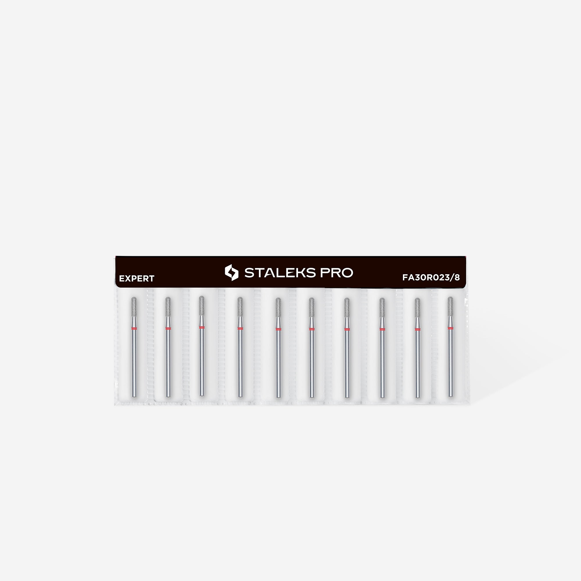 STALEKS Diamond Frees Bit Rounded Cylinder Red 2.3mm (FA30R023/8)