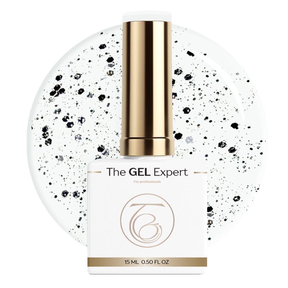 The Gel Expert - Silberflocken-Überlack