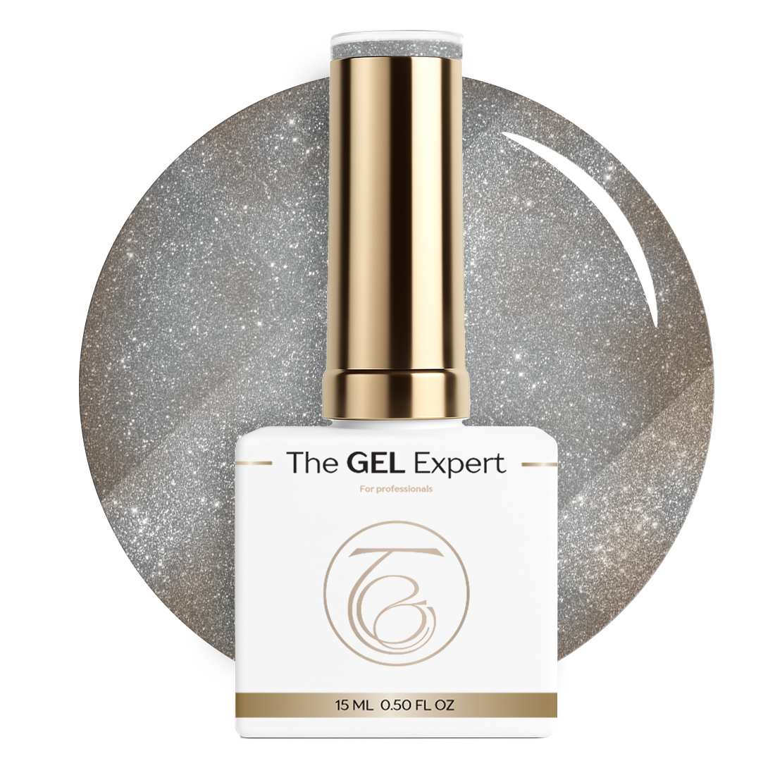 The Gel Expert Gel Polish - Sparkle Silver