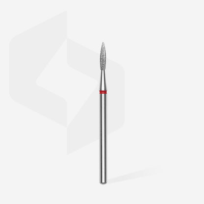 STALEKS Diamond Frees Bit Pointed Flame Red EXPERT 2,3 mm (FA11R023/8)