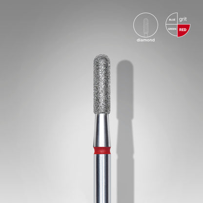 STALEKS Diamond Frees Bit Rounded Cylinder Red 2.3mm (FA30R023/8)