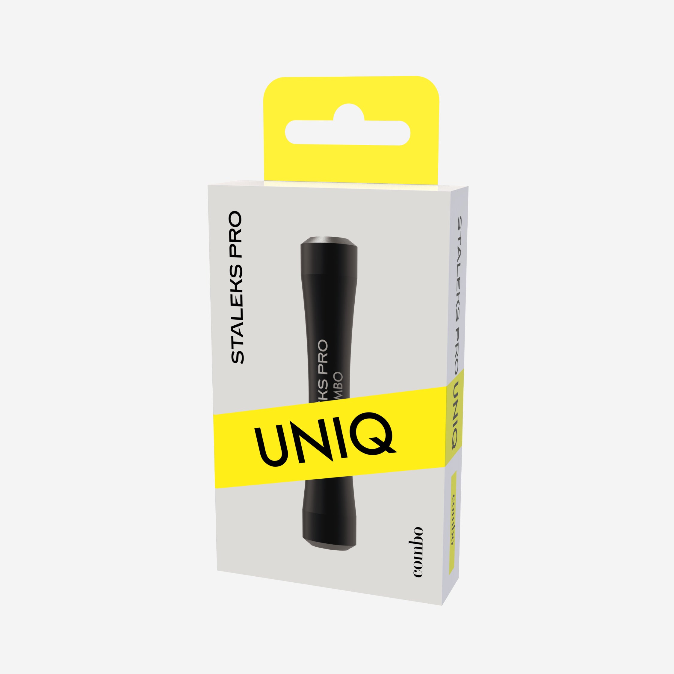 STALEKS Griff des Pushers Schwarz Combo UNIQ 10b – Für austauschbare Arbeitsteile (HPQ-10b)