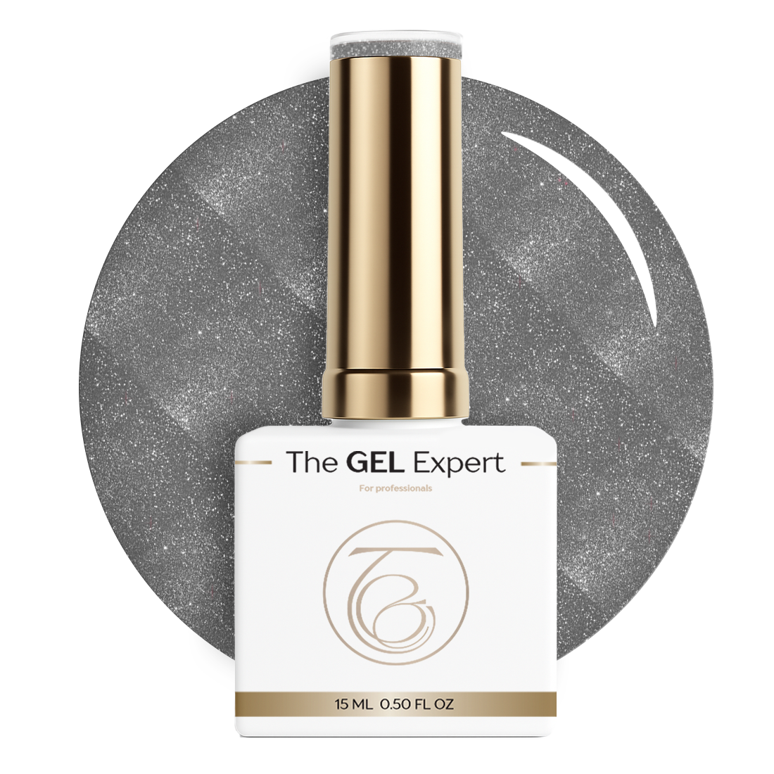 The Gel Expert Gel Polish - Shiny Silver