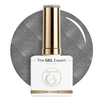The Gel Expert Gel Polish - Shiny Silver