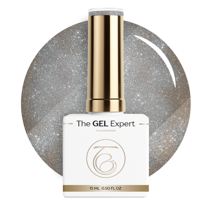 The Gel Expert Gel Polish - Sparkle Silver