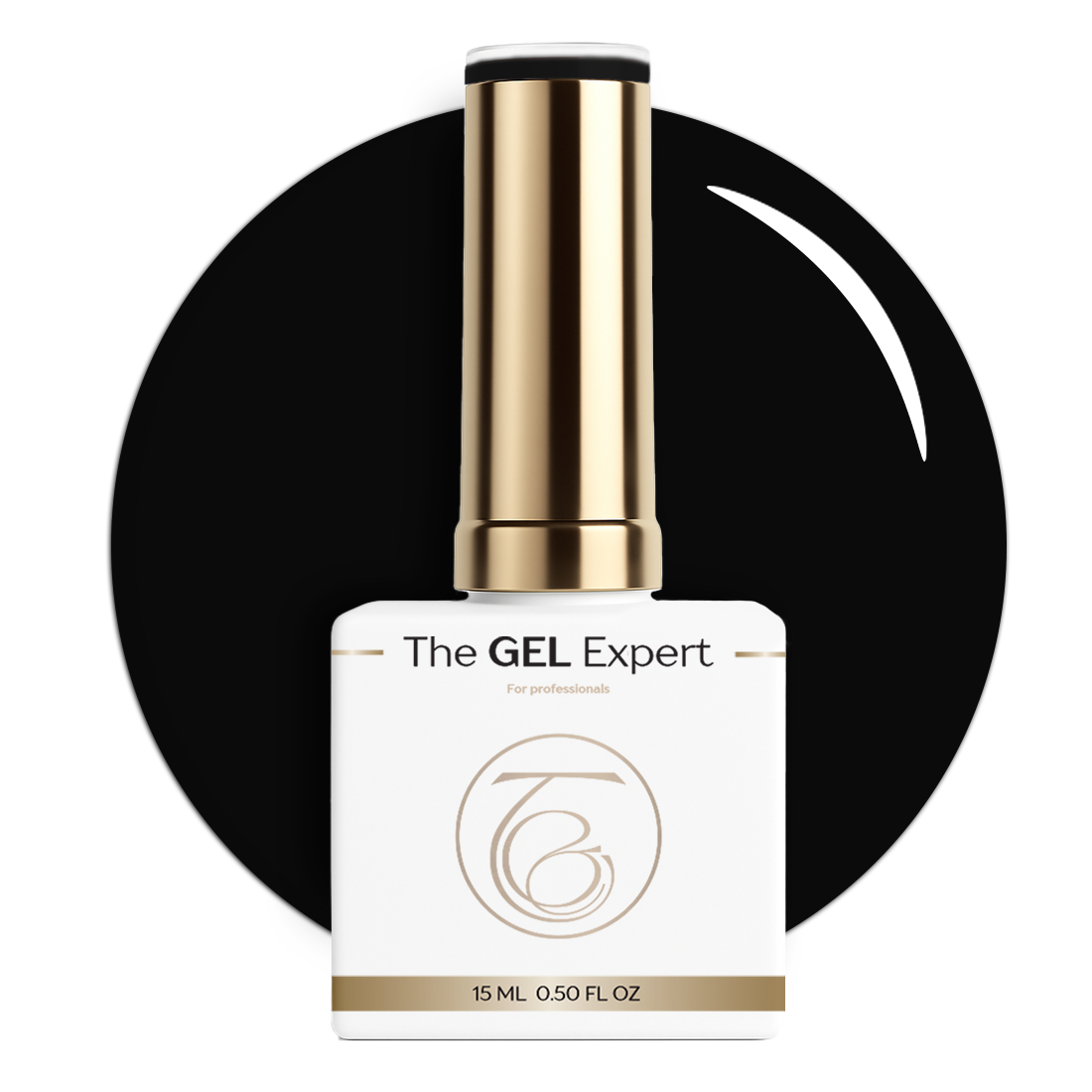 The Gel Expert Gelpolish - Black on Black